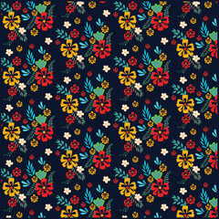seamless pattern with flowers