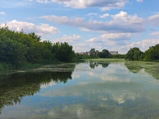 River distances of the Russian hinterland