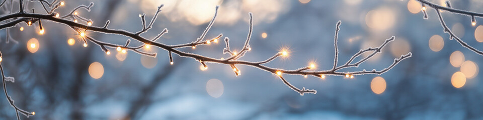 Obraz premium warm fairy lights