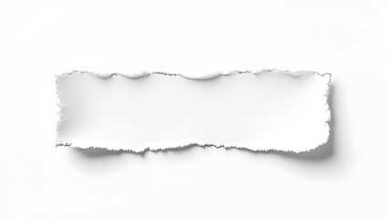 Fototapeta premium white paper ripped message background