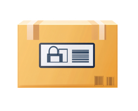 a close-up of a box
