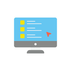 Online Test vector icon