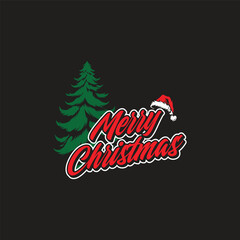 Christmas tree Logo vector image
