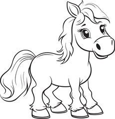 Horse Coloring Page
