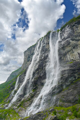 Geirangerfjord, die Sieben Schwestern