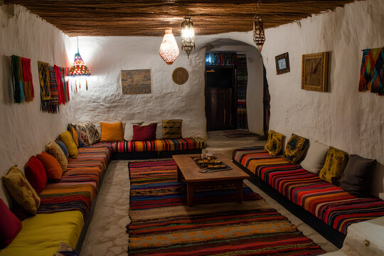 Yennayer Celebration in a Traditional Amazigh Village Setting  