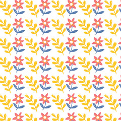 seamless pattern with flowers