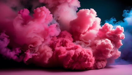 background with clouds pink
