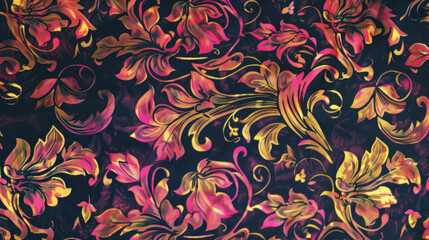 image on fabric background