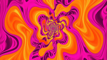 Fototapeta premium Trippy Abstract Wallpaper Art, Crazy Psychedelic Patterns.