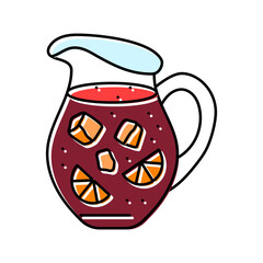 pinchos spanish cuisine color icon vector. pinchos spanish cuisine sign. isolated symbol illustration