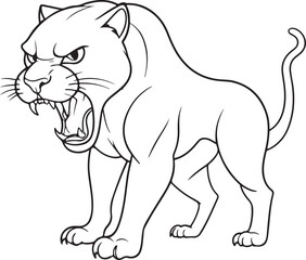 Leopard Coloring Page