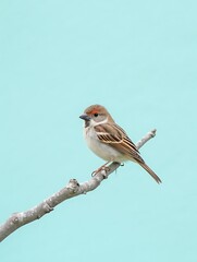 Obraz premium sparrow on a branch