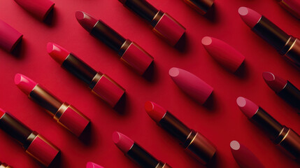 Obraz premium mock up lipstick design 
