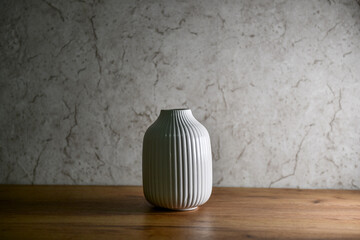 white ceramic retro vase, home decor