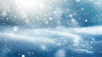 Snow winter background close up front view