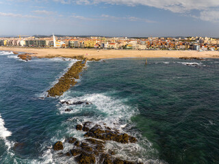 Farol do Aguilhao Vila do Conde Portugal