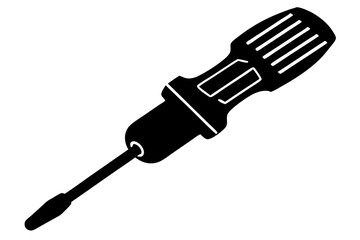 Screwdriver icon silhouette vector illustration design