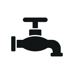 Faucet icon designed with a clean and modern concept, perfect for elevating your digital designs