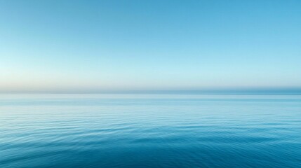 A feeling of clarity and calm, with the clear blue sky refreshing and serene from the morning atmosphere.