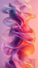 Obraz premium Swirling abstract colors blend in a captivating display of vibrant hues and fluid shapes