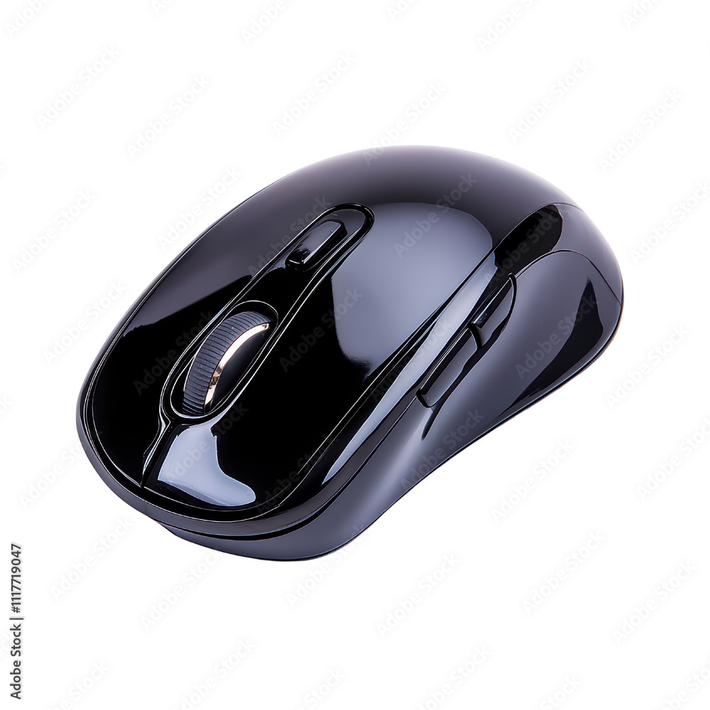 Poster wireless computer mouse with sleek design and ergonomic shape, ideal for office use and gaming. its 
