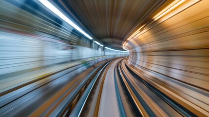 Speeding Through a Subway Tunnel