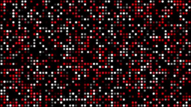 電光掲示板のようなアニメーションループ背景（赤、白）