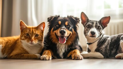 Happy families utilize AI-powered tools to find ideal pets that match their lifestyle and activity levels.