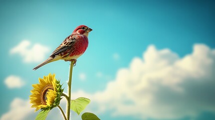 Here is the image a sparrow showing freedom  