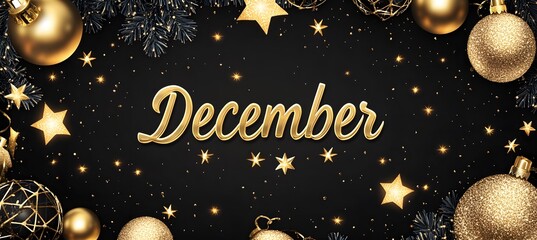 Naklejka premium bas-relief, gold monochrome ornament with text 