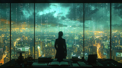 Serious Latin project leader woman and diverse team of colleagues analyzing marketing reports together, talking on statistic paper documents, meeting at large table for teamwork.