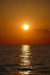 Sonnenuntergang, Meer, Ozean, Kroatien