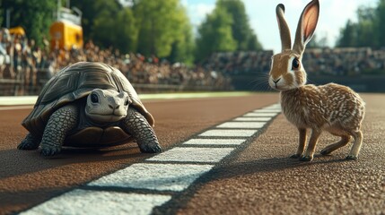 The Tortoise and the Hare Race