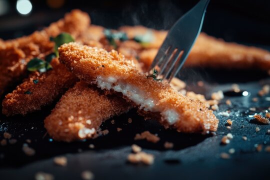 Fresh ingredients on a plate with a utensil, suitable for advertising healthy meals or cooking tutorials