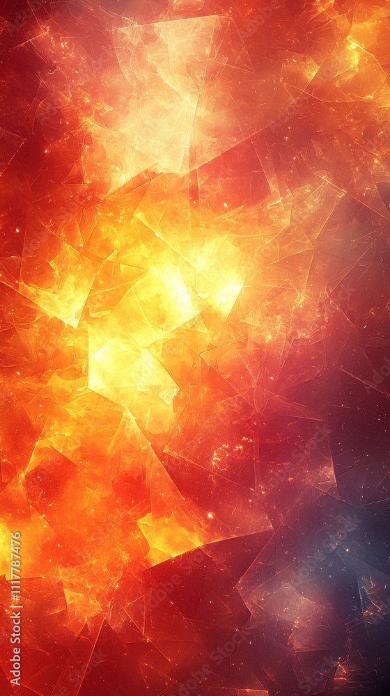Poster abstract fiery background with vivid colors and dynamic texture creating an energetic atmosphere