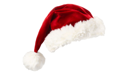 Santa hat, Christmas, holiday, festive, red, white, fur trim, winter, celebration, December, Saint Nicholas, Kris Kringle, Father Christmas, yuletide, Noel, seasonal, cheer, gift-giving, tradition, me