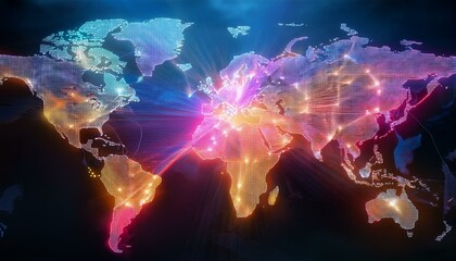 Data flows seamlessly across borders and oceans.  