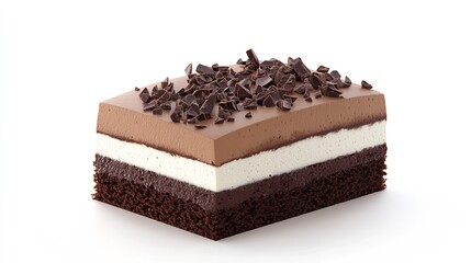Decadent Layered Chocolate Cake with Creamy Mousse and Gourmet Toppings