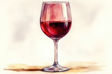 A still life image of a glass of red wine on a wooden table