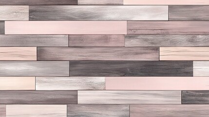 Naklejka premium Seamless Pastel Wood Planks Texture for Background Use