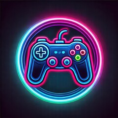 Neon Pulse: Joystick Avatar