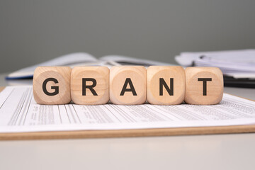 The Grant Application Process Involving the Use of Wooden Blocks for Effective Management