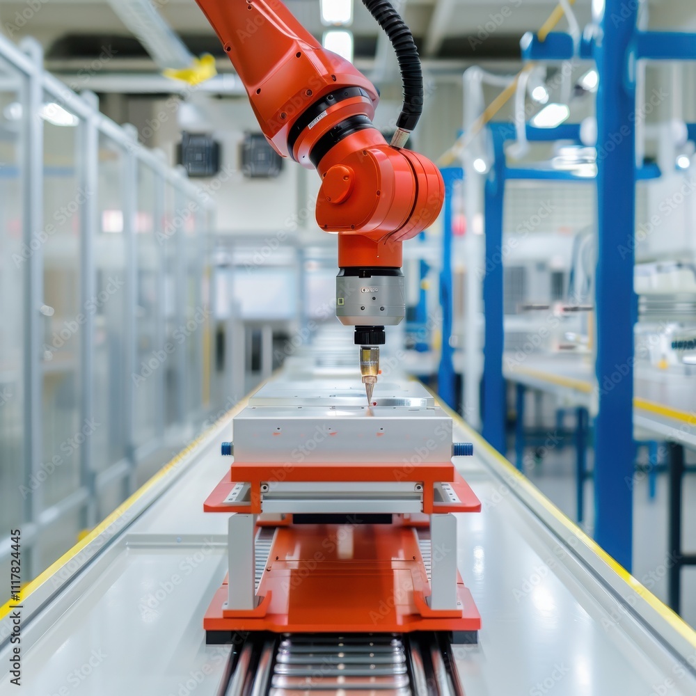 Poster enhancing precision robotics in advanced manufacturing collaboration innovations in automation indus