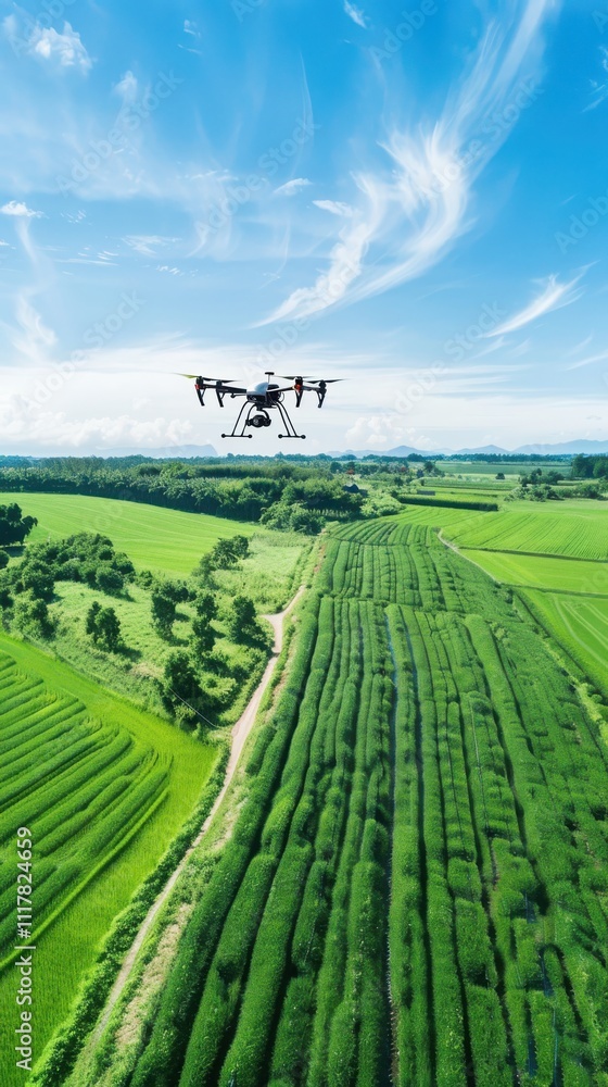 Poster enhancing crop yields with precision agriculture drone monitoring in vast farmlands a comprehensive 