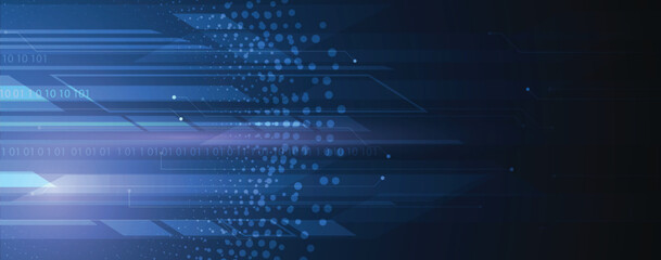 Abstract technology background with circuit elements