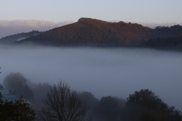 Fog over the valley