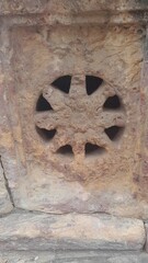 detail of an stone wall