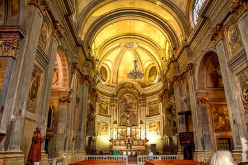 Obraz premium France. Nice. Church of Saint-Francois-de-Paul