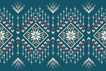 Oreintal flora Damask Seamless pattern embroidery, Indian Style. art ornament print. Design for Capet, Cover, fabric, drapery, table linens, and for clothing 